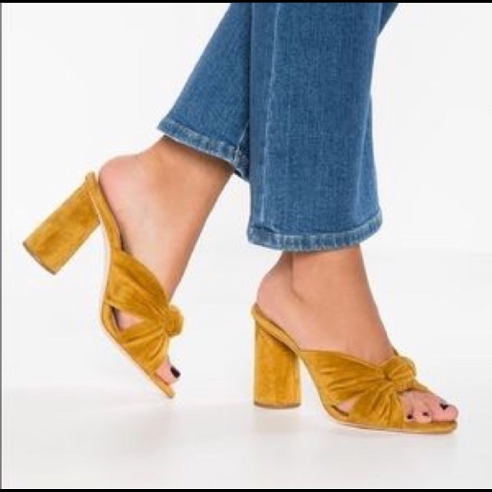 Women’s Coco High Knot Slide(Velvet) Heeled Sandal